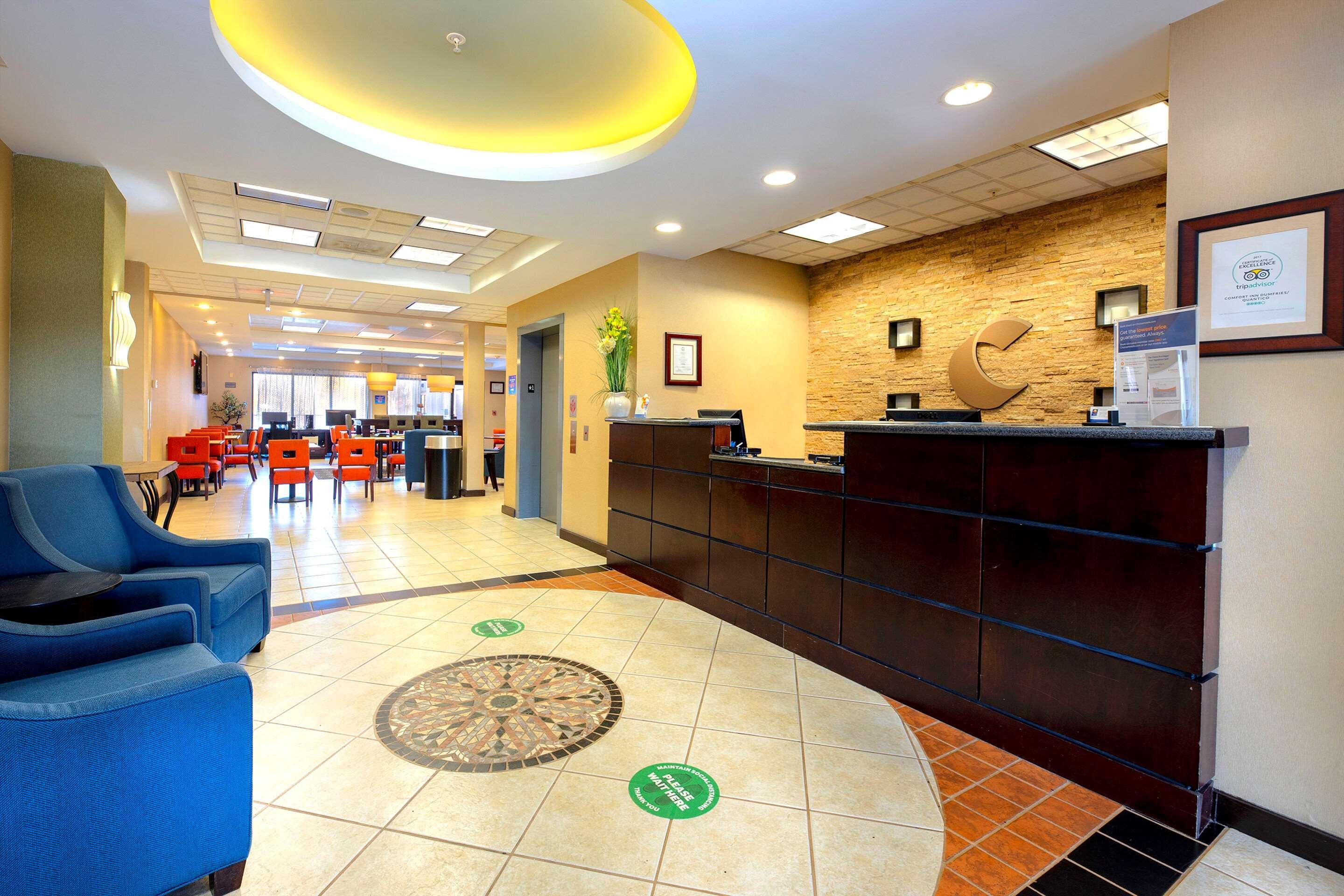 דמפרייס Comfort Inn Near Quantico Main Gate North מראה חיצוני תמונה